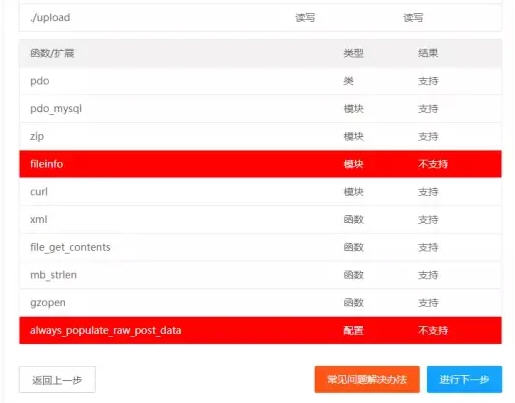 安装苹果CMS报错always_populate_raw_post_data解决方法