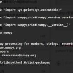 python版本与numpy版本